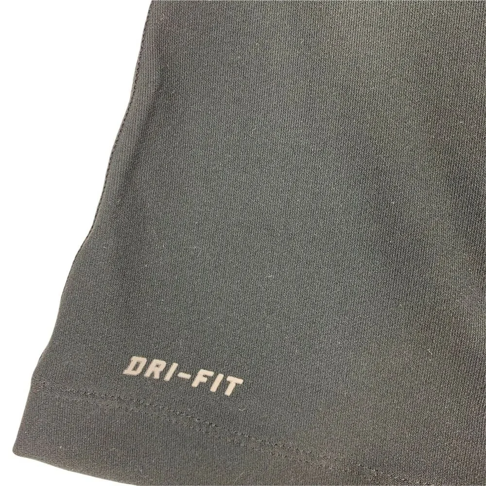 Nike Dri-Fit Small Black Racerback Fitted Athletic Bra Built In Running Aerobics - Picture 4 of 4